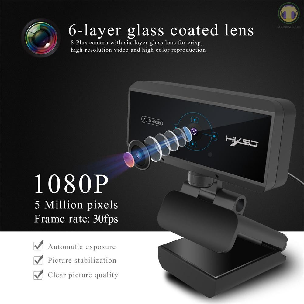 Webcam Hxsj S3 5 Triệu Pixels Cho Máy Tính | BigBuy360 - bigbuy360.vn