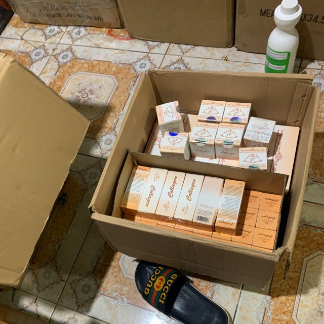 Combo kem ngày đêm, soap và serum collagen plus vit e