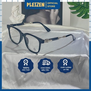 Gọng Kính Mắt Cận Thời Trang Pleizen Chrome Hearts Call Melice Họa Tiết Đẹp Sang Trọng Đẳng Cấp