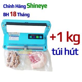 Máy hút chân không thực phẩm mini không kén túi Shineye P290 và 1kg túi hút chân không Khôi Minh