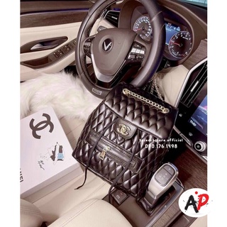 Balo chanel dây rút sang chảnh - Balo nữ thời trang đi học tiện lợi
