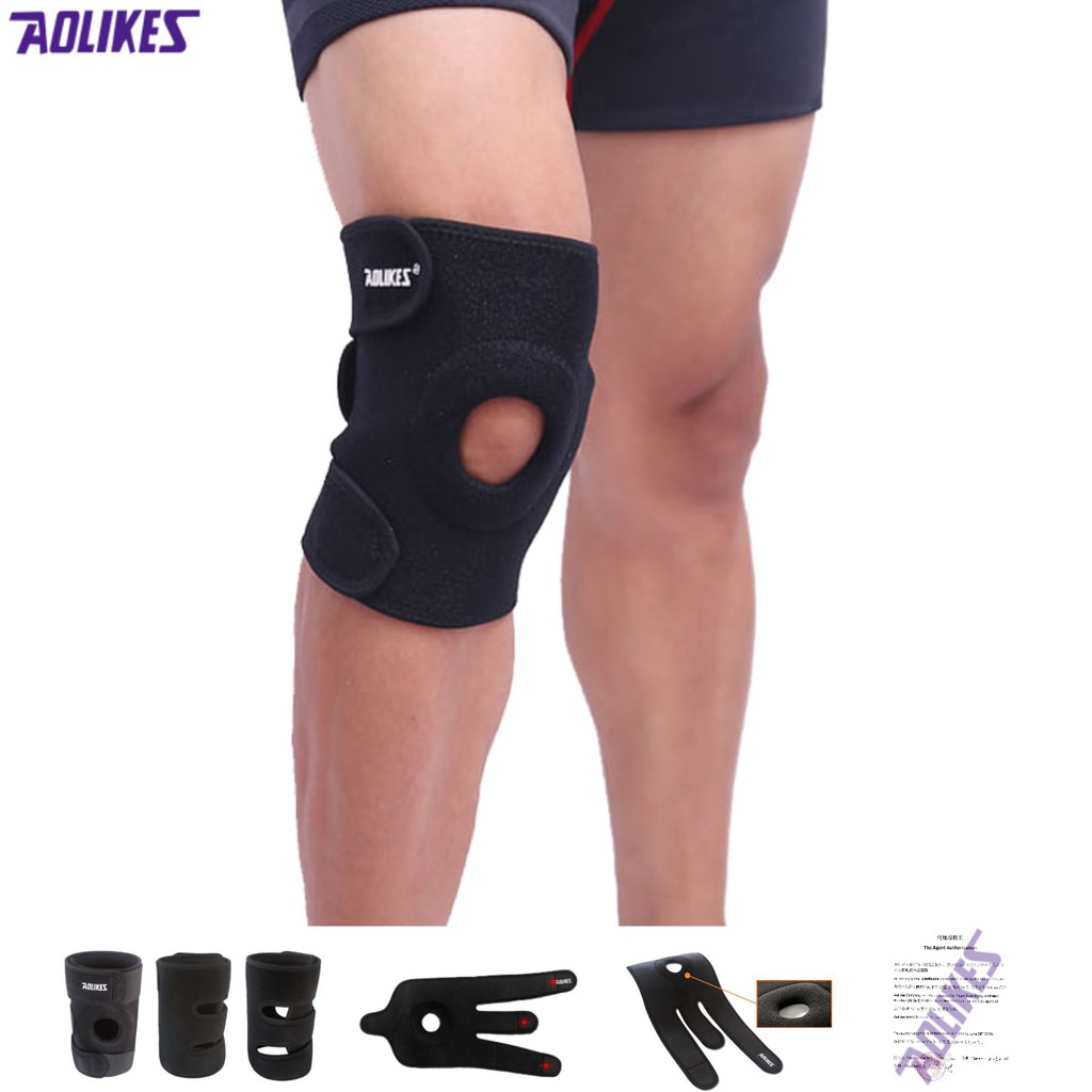 Đai cuốn đầu gối thoáng khí AOLIKES HX 7616 (1 cái) bán sỉ,chuyên gym, hàng chính hãng.