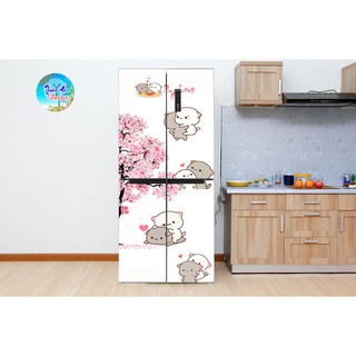 Giấy dán - decal dán tủ lạnh chất liệu cao cấp