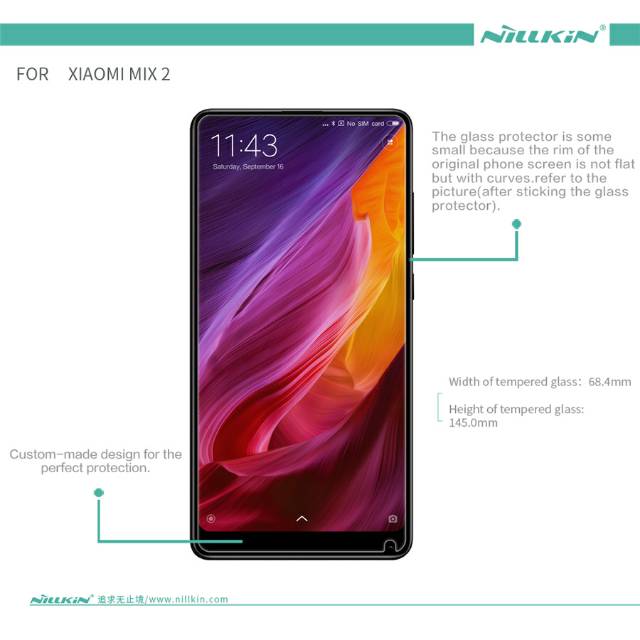 Nillkin Kính Cường Lực Bảo Vệ Màn Hình Cho Xiaomi Mi Mix 2