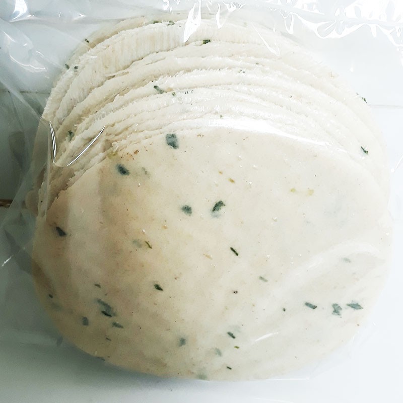 Bánh phồng nếp mặn Sơn Đốc đặc sản Bến Tre 20 cái chưa nướng