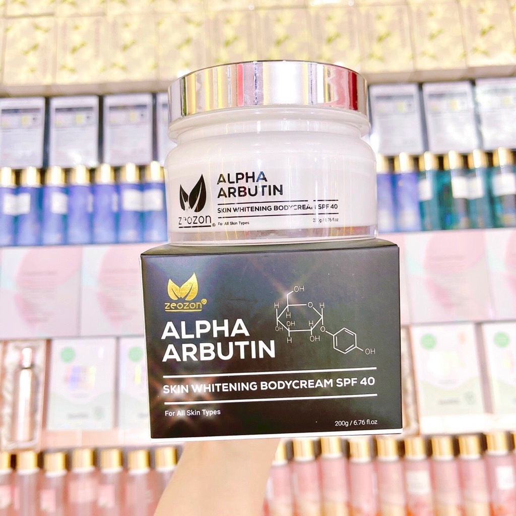 Kem Body Zeozon - tinh Chất Alpha Arbutin Siêu Dưỡng Trắng 200G