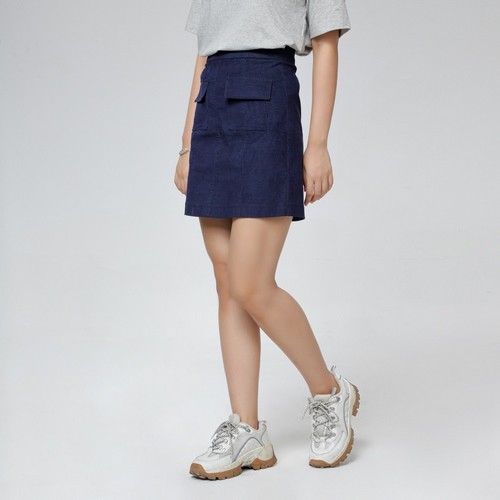 Chân váy Monde Point MPWA0616320 màu xanh navy | BigBuy360 - bigbuy360.vn