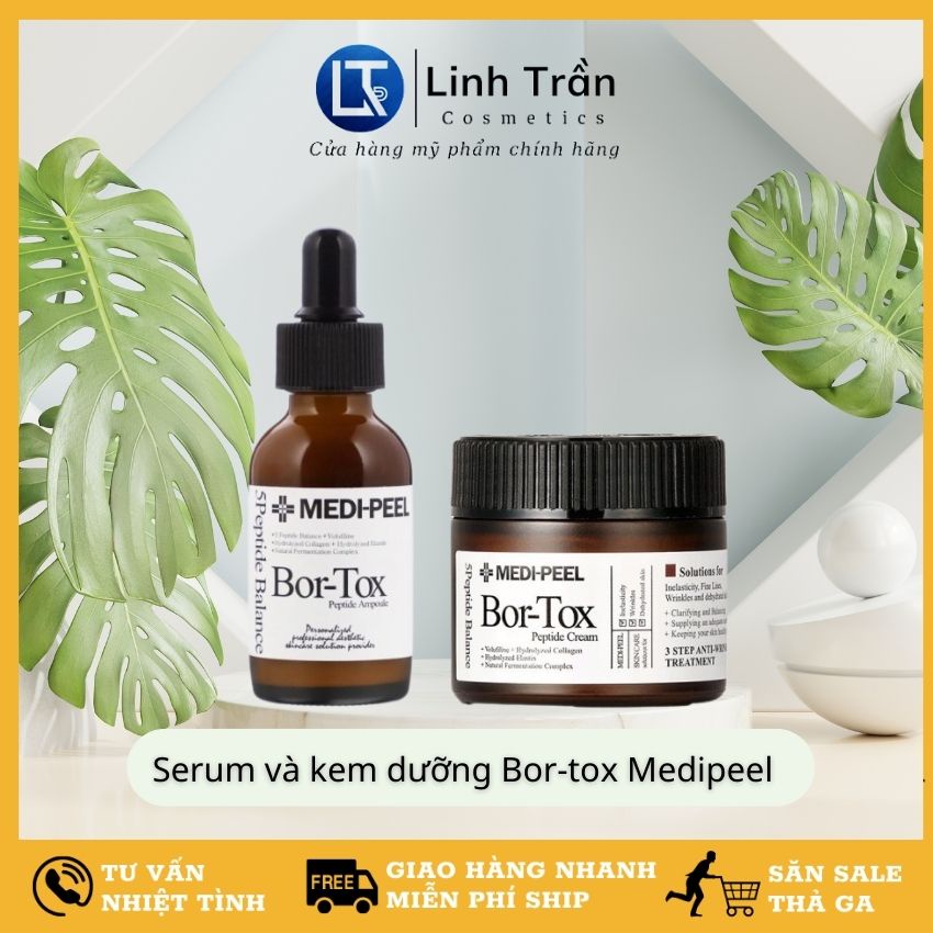 Serum medi peel bor tox, kem dưỡng MEDI-PEEL Bor-Tox, hỗ trợ da căng bóng giảm lão hoá