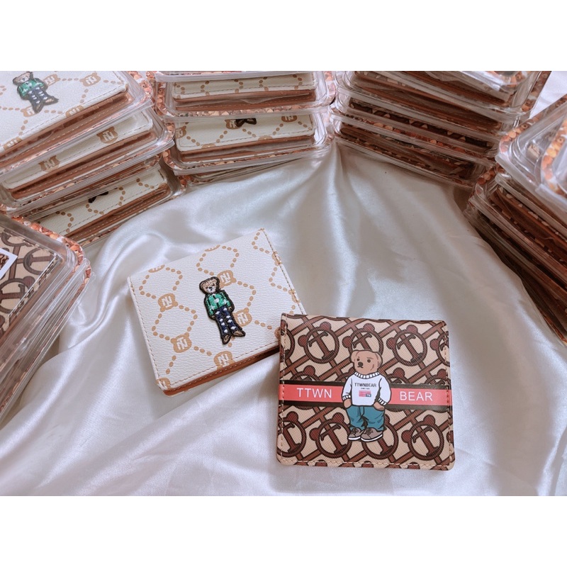 VÍ TTWN BEAR TT2236 CẦM TAY ĐỰNG THẺ CARD, MONEY THÁI LAN