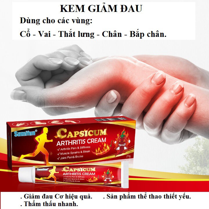 Kem bôi Cổ - Vai - Lưng - Eo - Chân S23