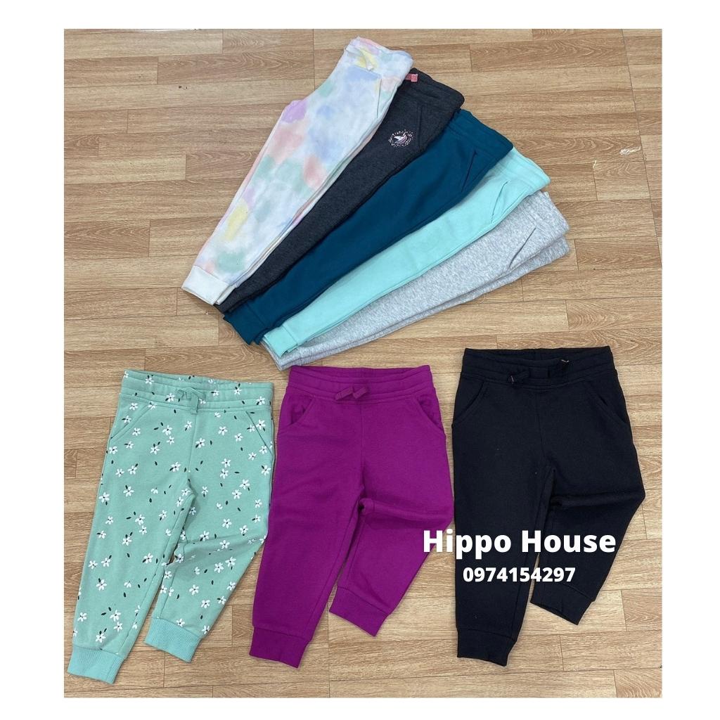 Quần Nỉ Bông Cho Bé Xuất Dư Hippo House Nhiều Màu