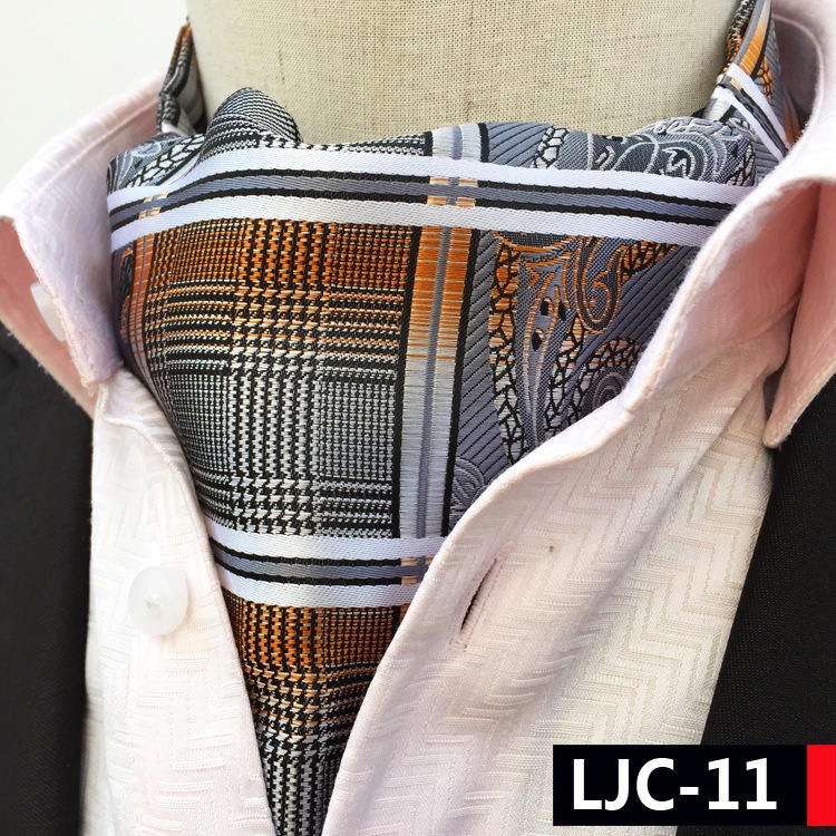 Khăn Choàng Cổ Họa Tiết Hoa Bằng Polyester Phong Cách Anh Quốc Cho Nam