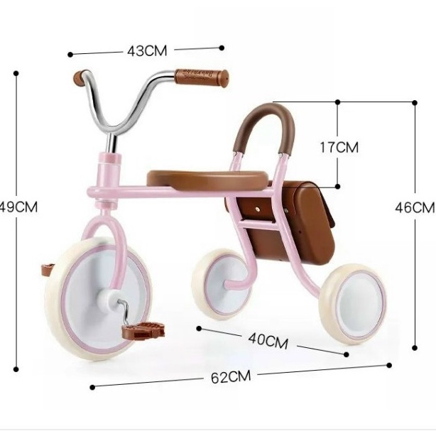 Xe đạp 3 bánh cho bé cao cấp xe chòi chân thăng bằng xe đẩy có cán đẩy trẻ em 3in1 cho bé 1-5 tuổi