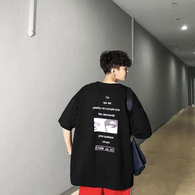 Áo thun tay lỡ [ Kèm ảnh thật ] unisex che'rir sur soi