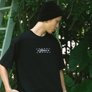 Áo thun oversize Frankee - Box logo T-shirt - Đen