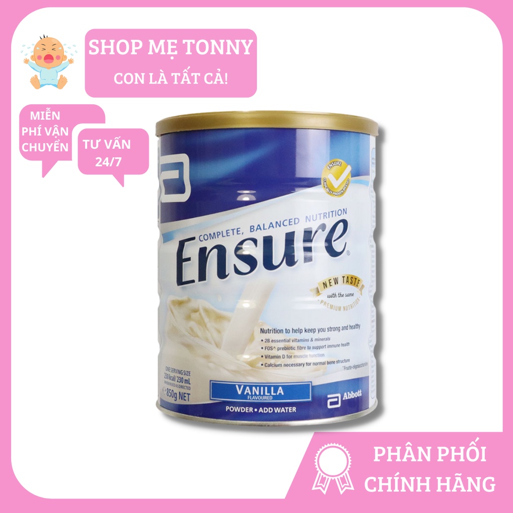 Sữa Ensure Úc 850gram