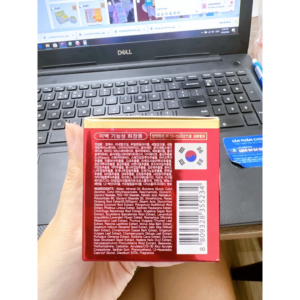 Kem Trắng Da Nhân Sâm My Gold Hàn Quốc