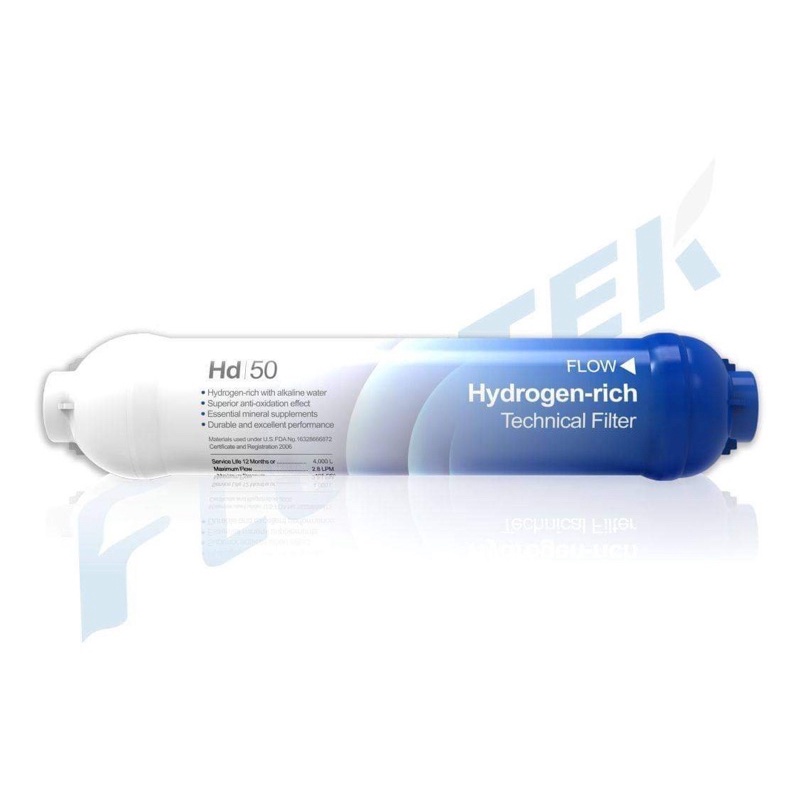 LÕI HYDROGEN HD-50 Hàng Nhập Khẩu Chính Hãng ĐÀI LOAN, Dùng Được cho các hãng Máy Lọc Nước