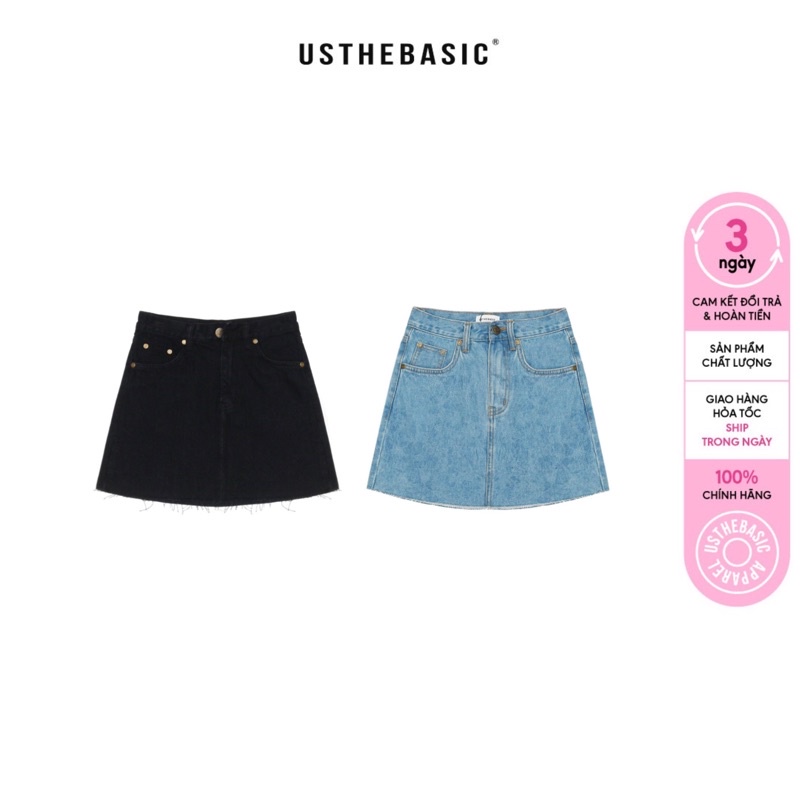 Usthebasic - Chân váy Denim Mini Skirt | WebRaoVat - webraovat.net.vn