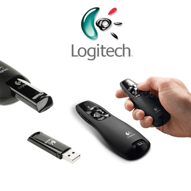 Bút trình chiếu điều khiển từ xa Logitech R400 (không bao gồm túi đựng)