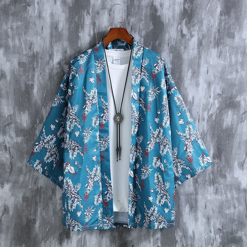 Áo Khoác Kimono Cách Tân Dáng Rộng In Hình Rồng Ukiyo-Ee Phong Cách Nhật Bản Thời Trang