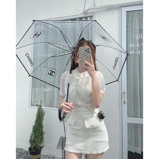set voan viền Ngọc + tag nơ đá