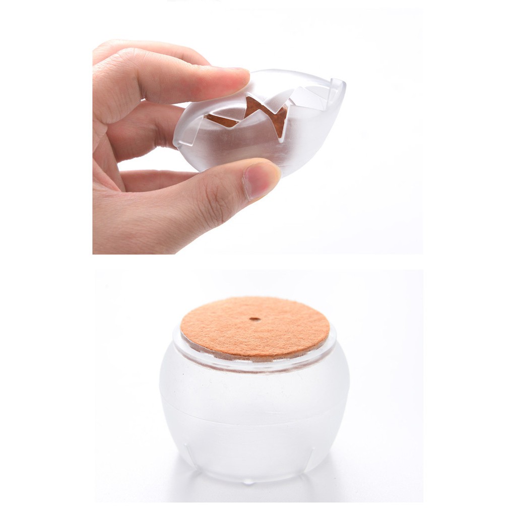 Combo 4 miếng lót chân bàn ghế chống trơn trượt và trầy xước nhiều kích thước