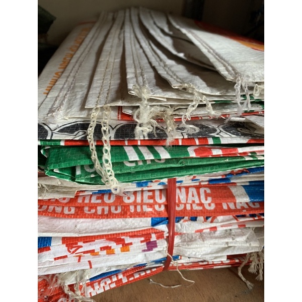 Bao tải trắng 50kg, bao đựng xà bần 50kg