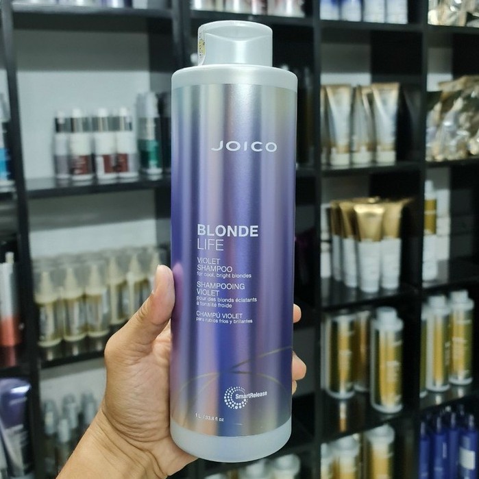 Dầu Gội Xả Tím Khử Sắc Tố Vàng JOICO Blonde Life Violet 1000ML