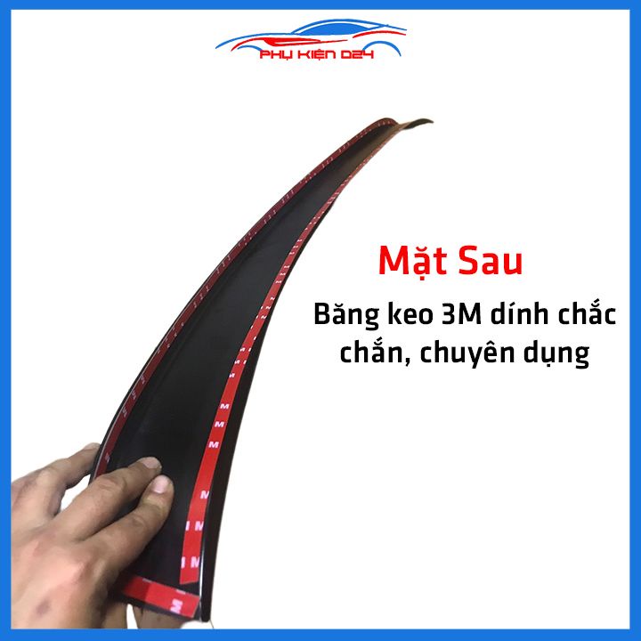 Ốp chống trầy cốp ngoài nhựa đen CX5, CX-5 2018-2023 Mẫu 1 dán cốp sau chống xước trang trí xe