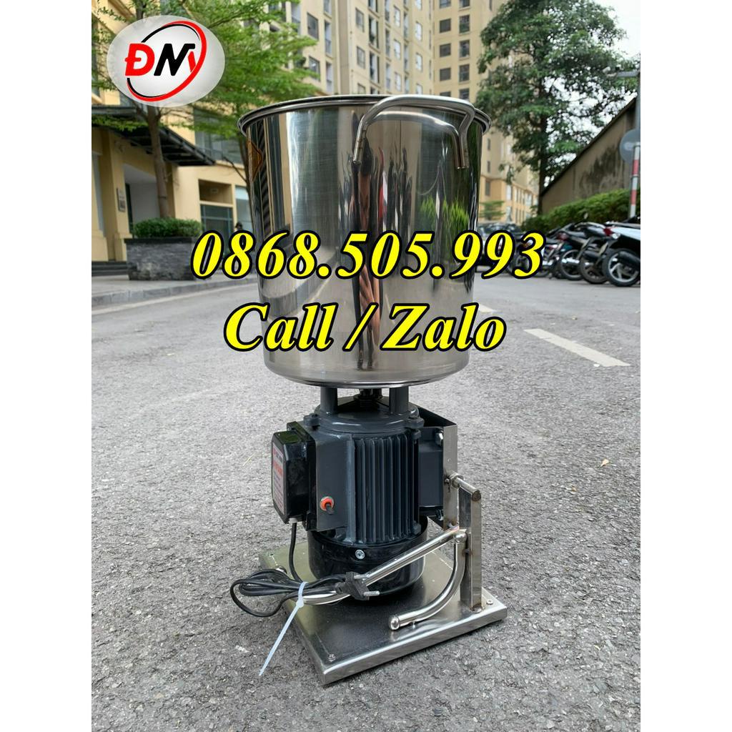 Máy xay rau má, làm sa tế, xay các loại rau củ, đánh chà bông , đường kính nồi 25cm, mô tơ công suất 1100w, nồi cao 25cm