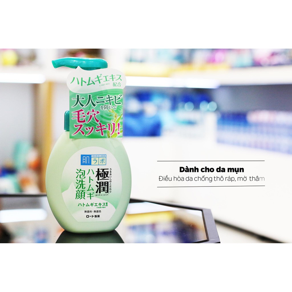 Sữa rửa mặt dạng bọt Hada Labo Gokujyun-[COCOLUX]
