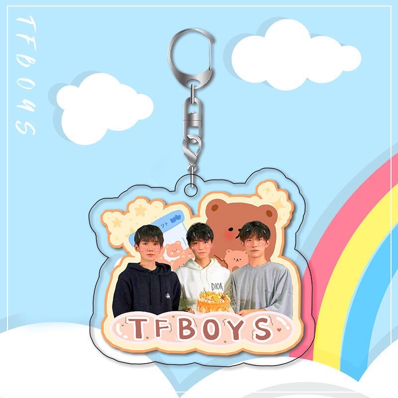 Móc khoá nhựa acrylic TFBOYS mẫu mới