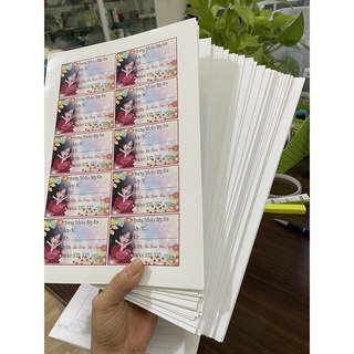 Combo nhãn vở kèm sticker cho bé