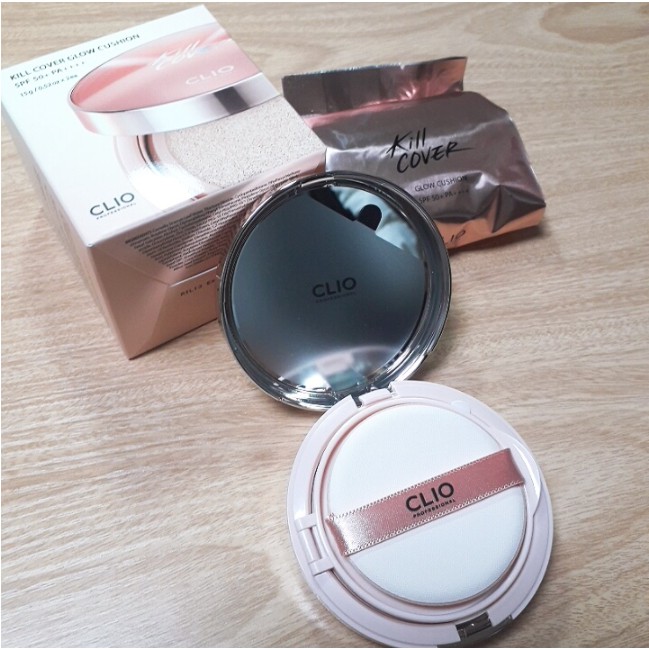 [ 1+1 ] Phấn Nước Clio Kill Cover Glow Cushion SPF50+ PA++++