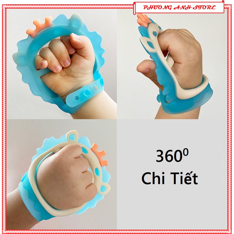 Gặm nướu dạng găng tay bằng silicon cao cấp đa năng hàn quốc cho bé FREESHIP XTRA bảo vệ ngón tay 360 độ cho bé