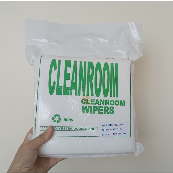 Khăn lau phòng sạch 1009-SLE 9″× 9″  dùng để thấm hút các linh kiện điện tử,vi mạch điện tử