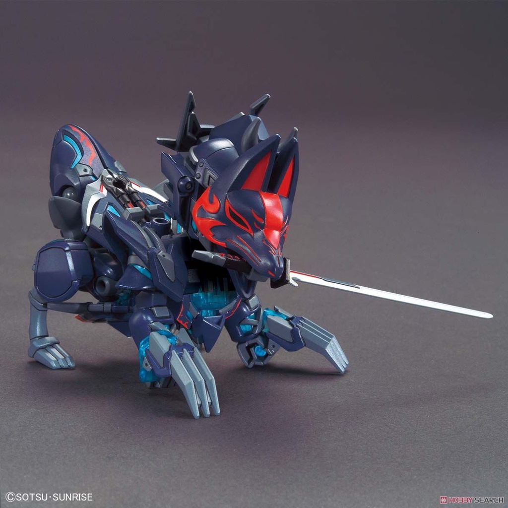 Mô Hình Lắp Ráp Gundam SD World Heroes Sasuke Delta War Horse SDW SDWH (tặng kèm bonus)