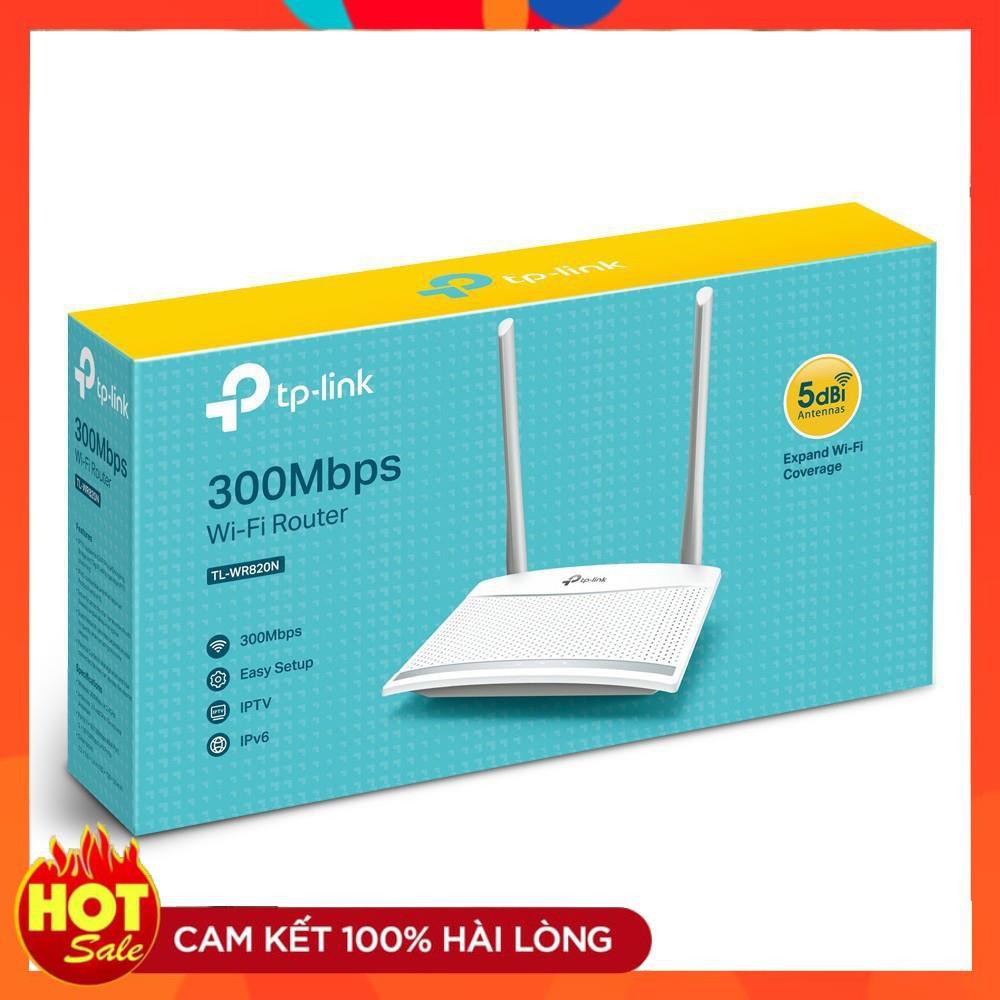 [Chính Hãng] Bộ Phát Wifi 2 Râu TPLink 820N -Router Wi-Fi Chuẩn N Tốc Độ 300Mbps-Hàng Chính Hãng BH 24 tháng