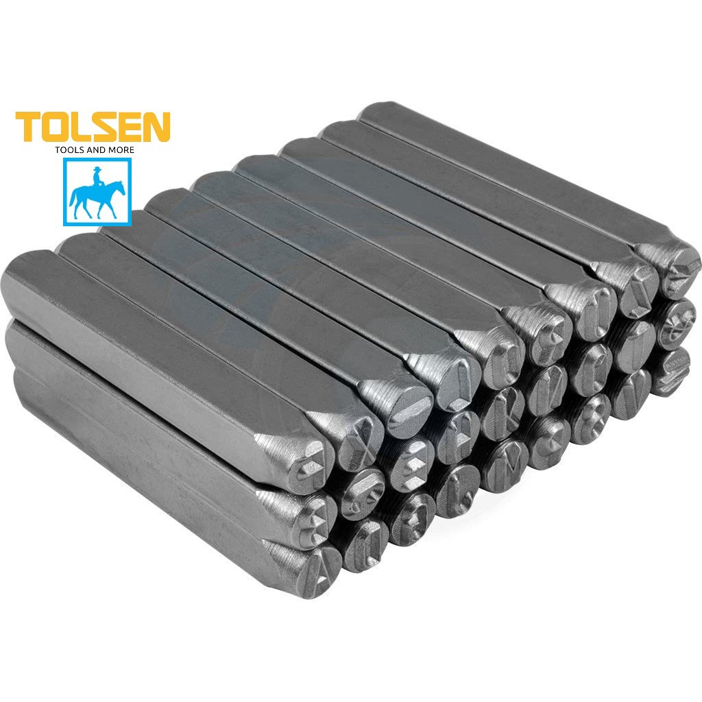 TOLSEN Bộ Đóng Chữ 27 Chữ Từ A Tới Z 3mm 25101