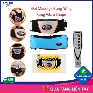 Đai massage bụng nóng lạnh Vibro Shape - Chế độ rung nóng hiệu quả nhanh chóng.