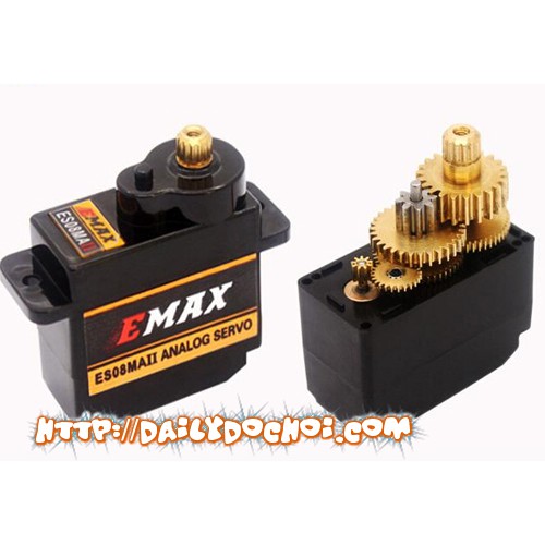 SERVO4 12G EMAX servo bánh răng kim loại bền dành chế tạo máy bay