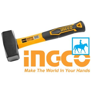 Búa Tạ Cán Lõi Thép Bọc Nhựa 1.5kg 1500gr INGCO HSTH8803