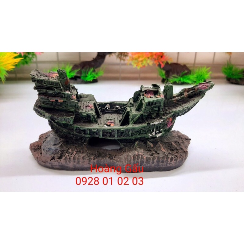 Mô hình Tàu Chiến - trang trí hồ cá