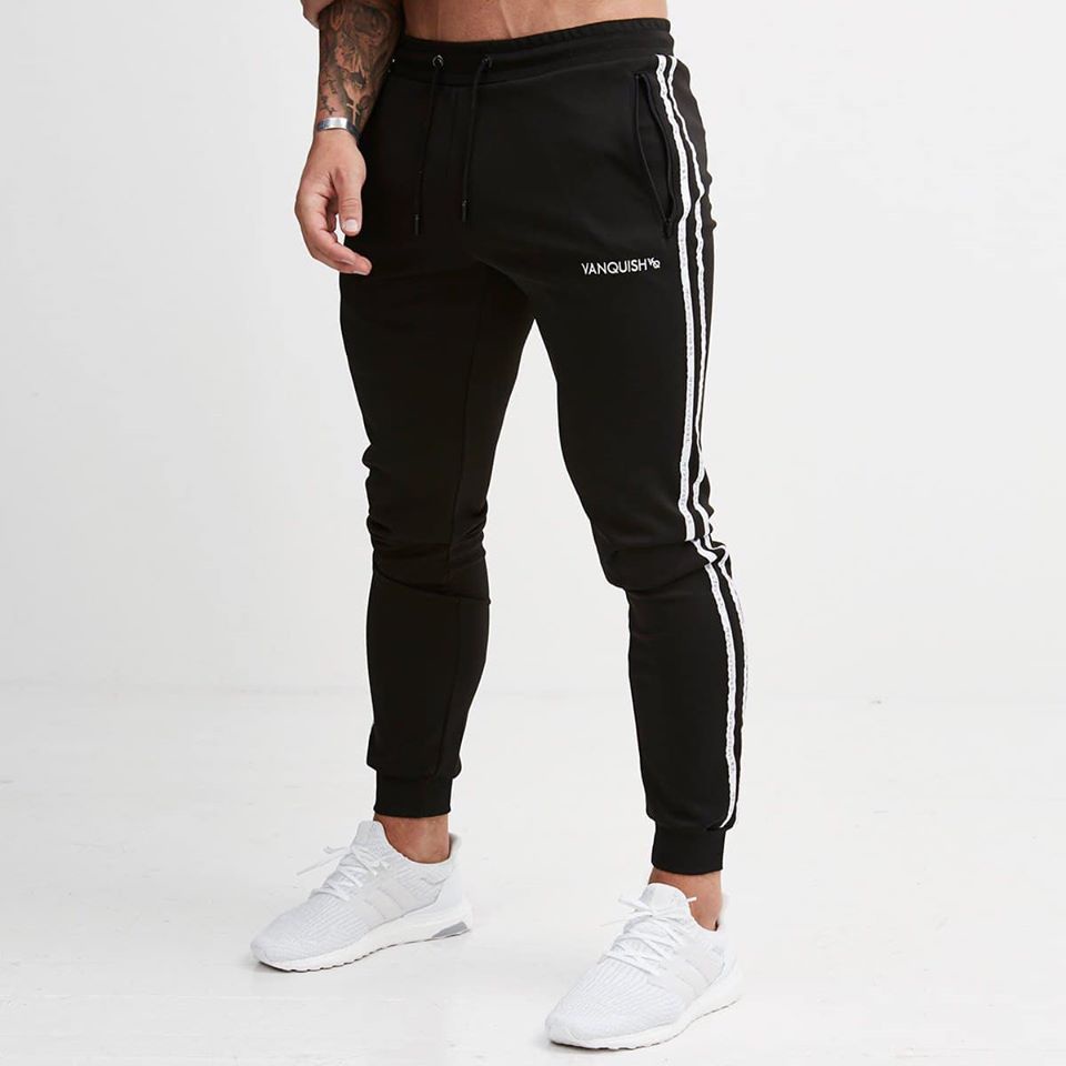 Quần Jogger Vanquish Logo thêu - Quần Gym