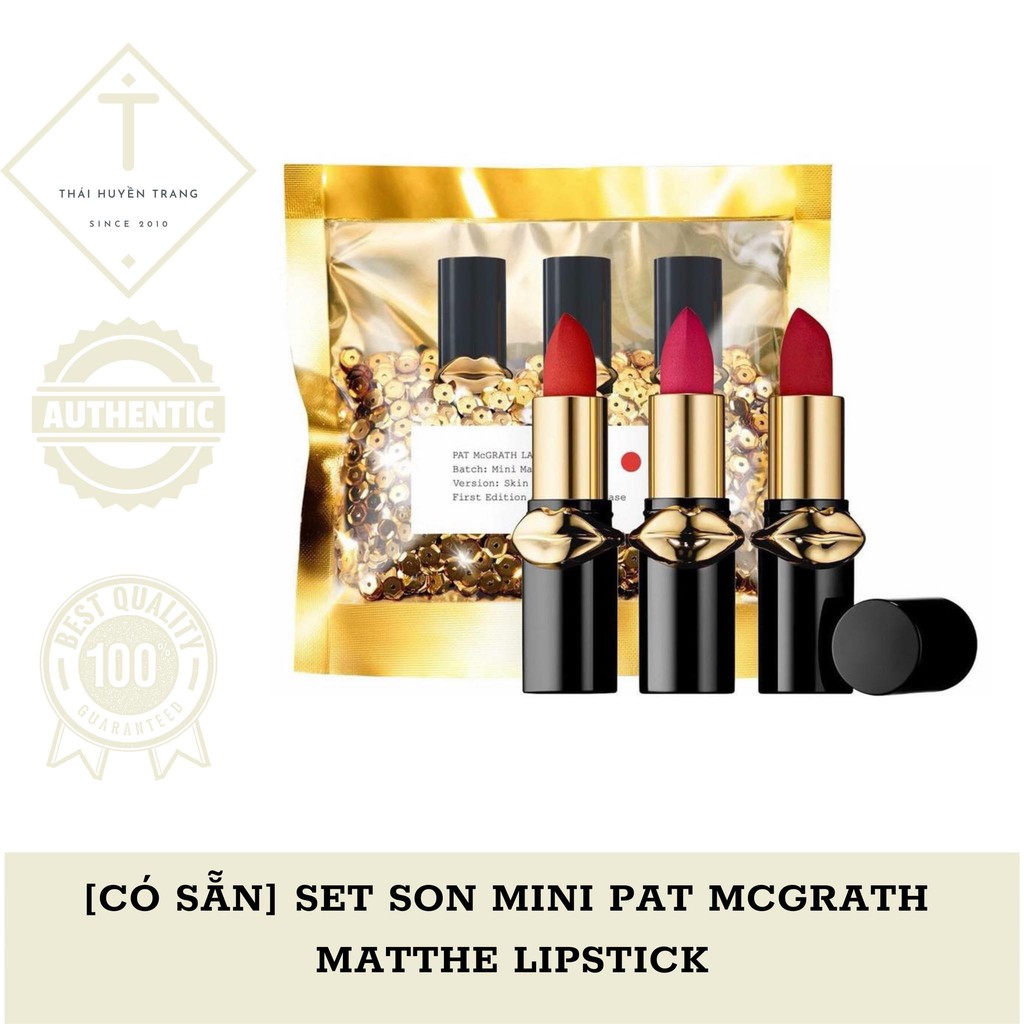 [CÓ SẴN] SET SON MINI PAT MCGRATH MATTHE LIPSTICK