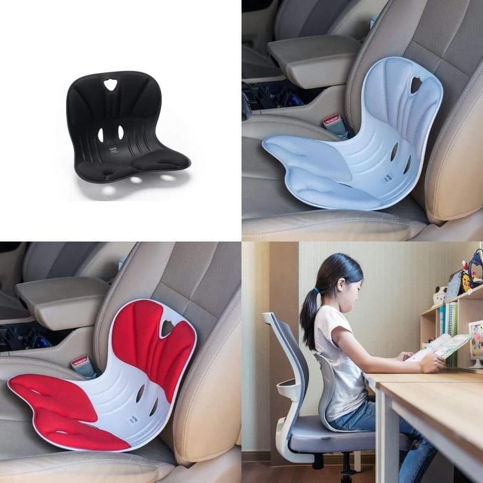Ghế Curble Chair Wider màu đen - Ghế điều chỉnh tư thế ngồi chuẩn chống gù lưng. Chính hãng Ablue Korea