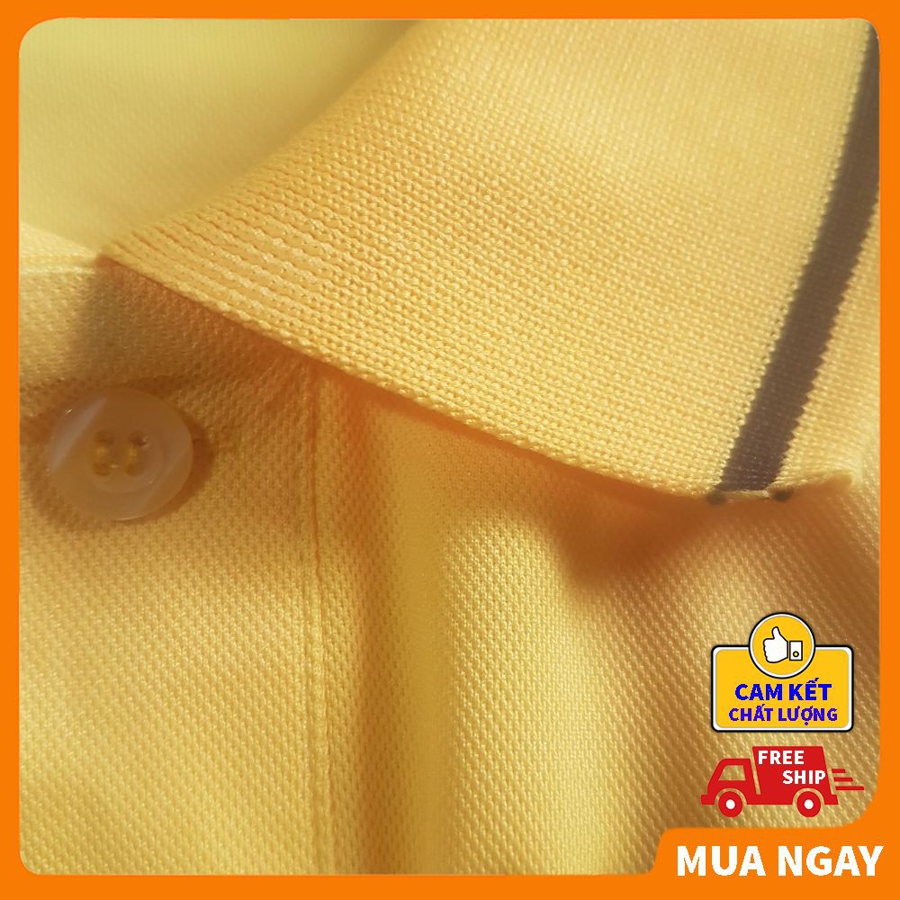 Áo polo nam nữ unisex vải mè cá sấu thoáng mát ❤️KINGSPORT❤️ Áo phông có cổ nam nữ basic thấm hút mồ hôi