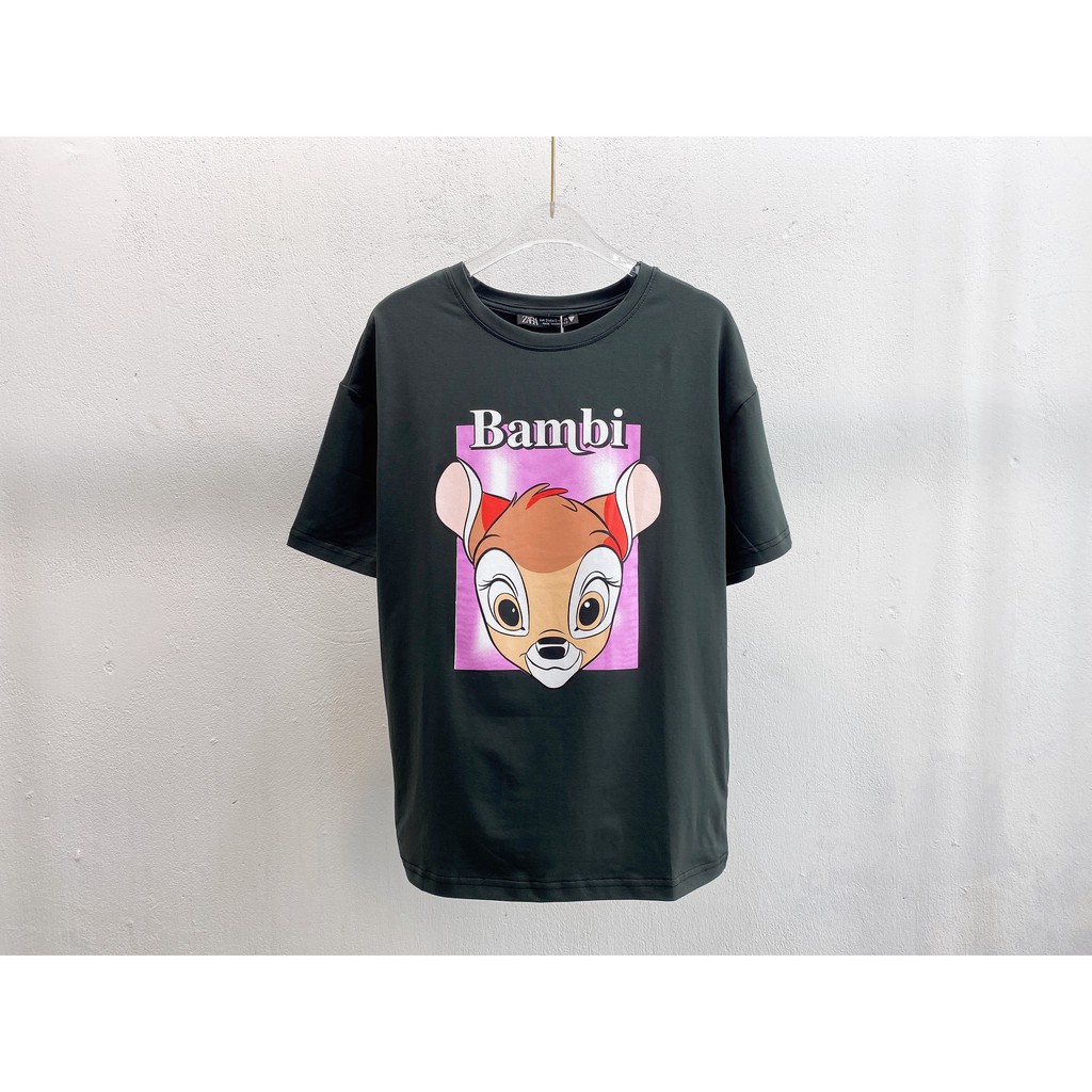 Hàng xuất xịn - Áo thun hình nai Bambi chất đẹp 100% cotton