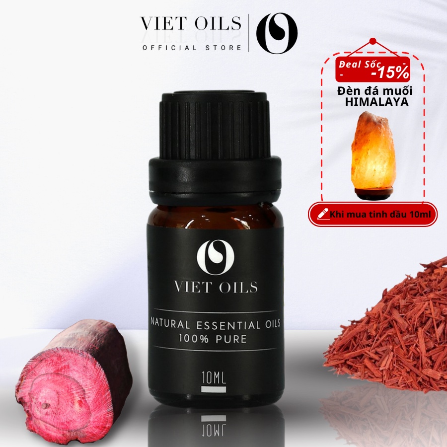 Tinh dầu Gỗ Hồng Viet Oils 10ml chiết xuất tự nhiên mang lại giấc ngủ sâu